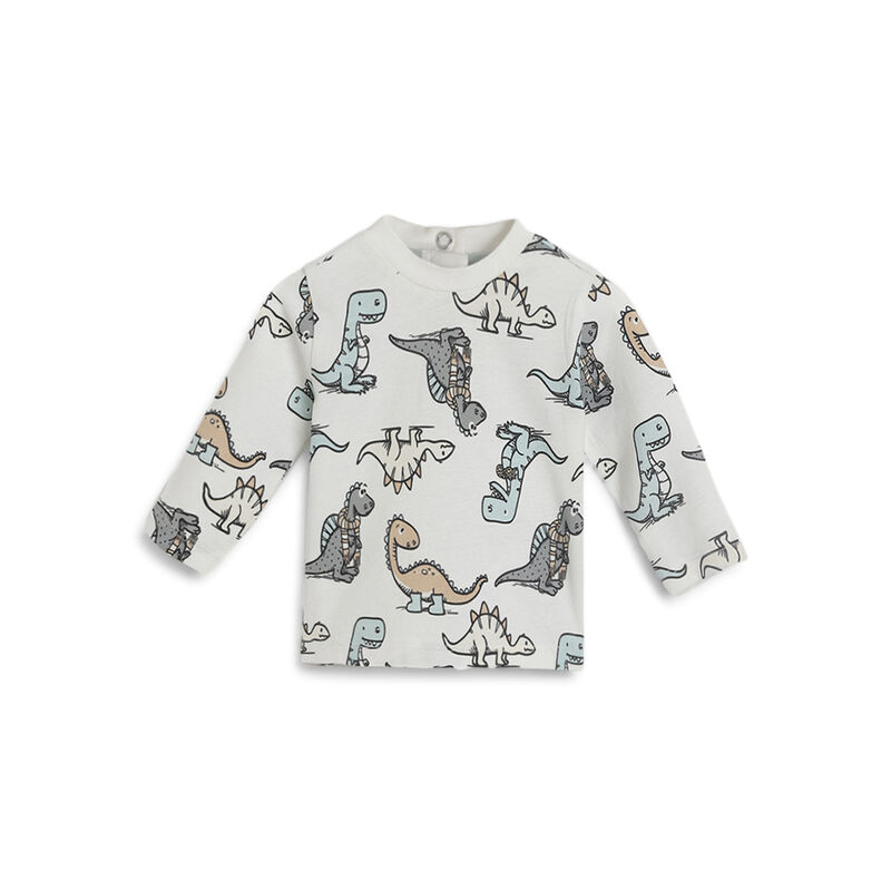 Boys Bronze Printed Long Sleeve T-Shirt image number 0